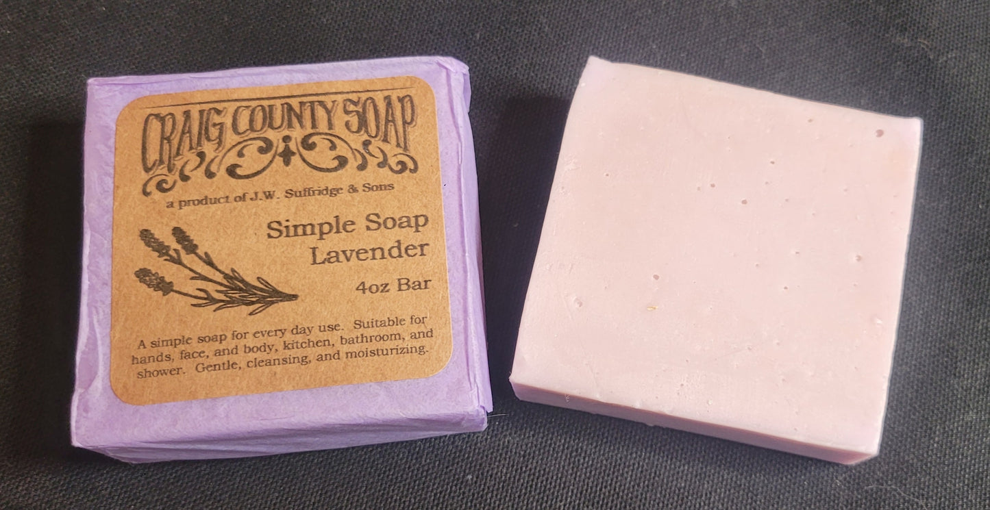 Craig County Simple Soap