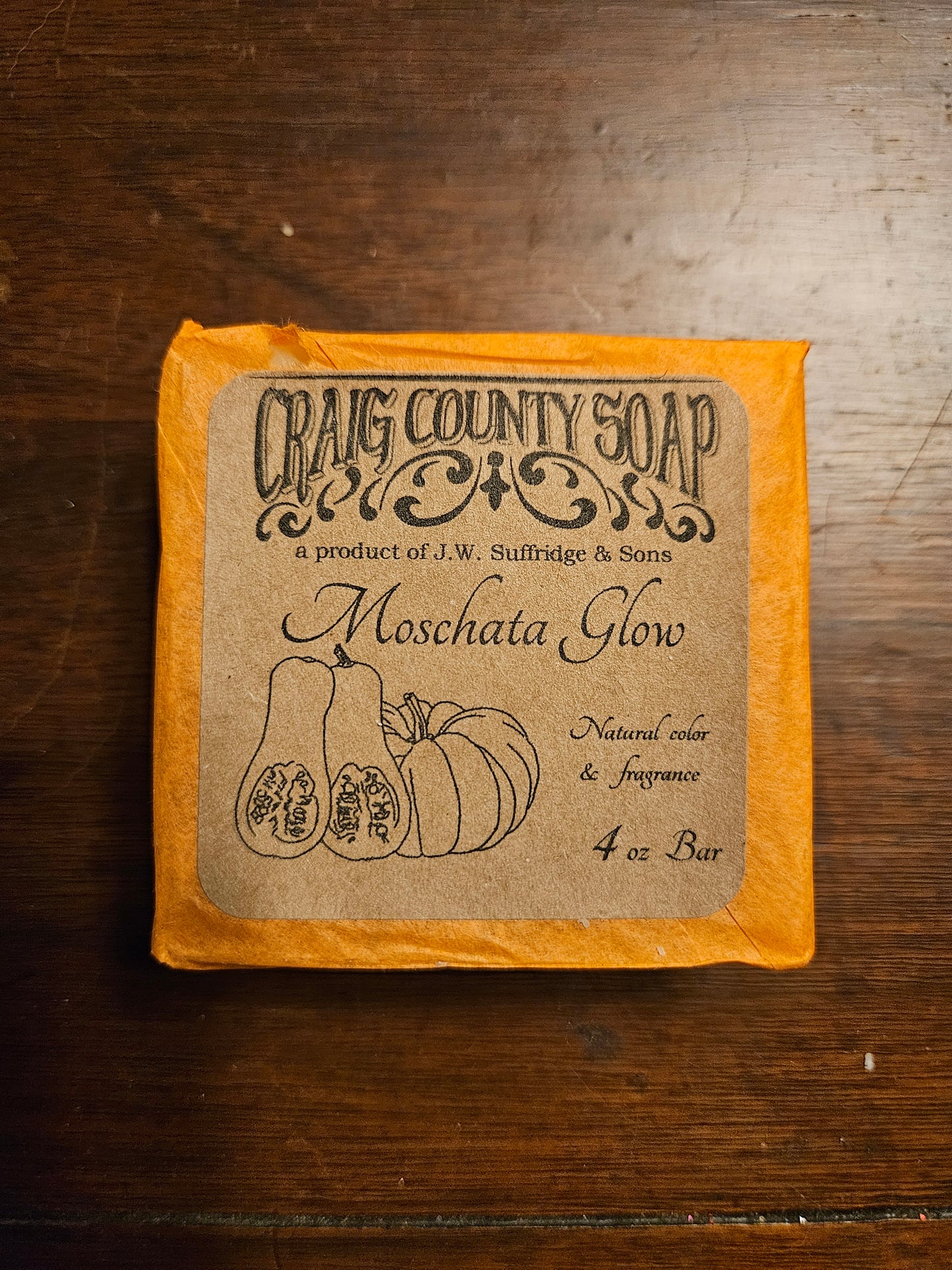 Craig County Soap, Moschata Glow